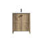 Armoire de plancher pliante gris antique de style américain 30 po avec évier en céramique, mouvement hydraulique silencieux, installation sans effort - construction, ouverture en douceur, option d'extension de rangement-2029861439-2029861442