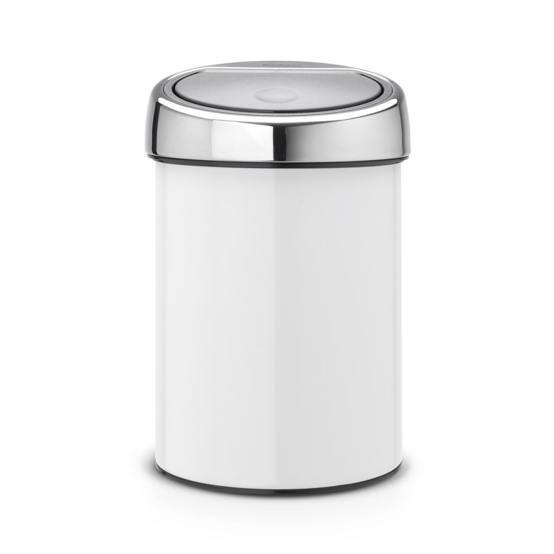 Brabantia 3 Litre Touch Bin, White