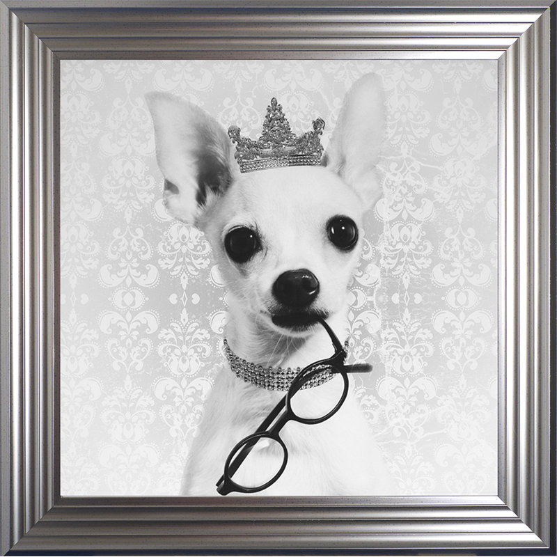 Single Picture Frame Print, 55cm H x 55cm W, White Framed