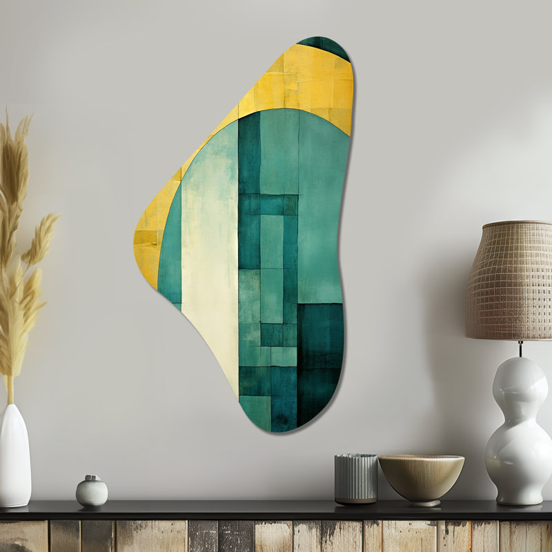Dereham - Décoration murale forme irrégulière en forme de Boomerang, H 39 po x l 21 po