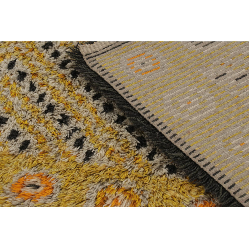 Vintage One-of-a-Kind 3'11" X 6'10" Hand Knotted Area Rug