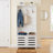 Lismore Hall Tree 31.3'' Wide with Bench and Shoe Storage-1948464336