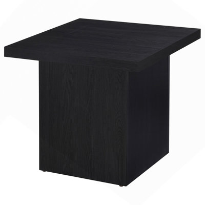 Black Square End Table