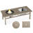 3-In-1 Coffee Table With Ice Bucket And Fire Pit-554448679