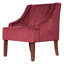 Fauteuil d'appoint incurvé Daryann-24098894