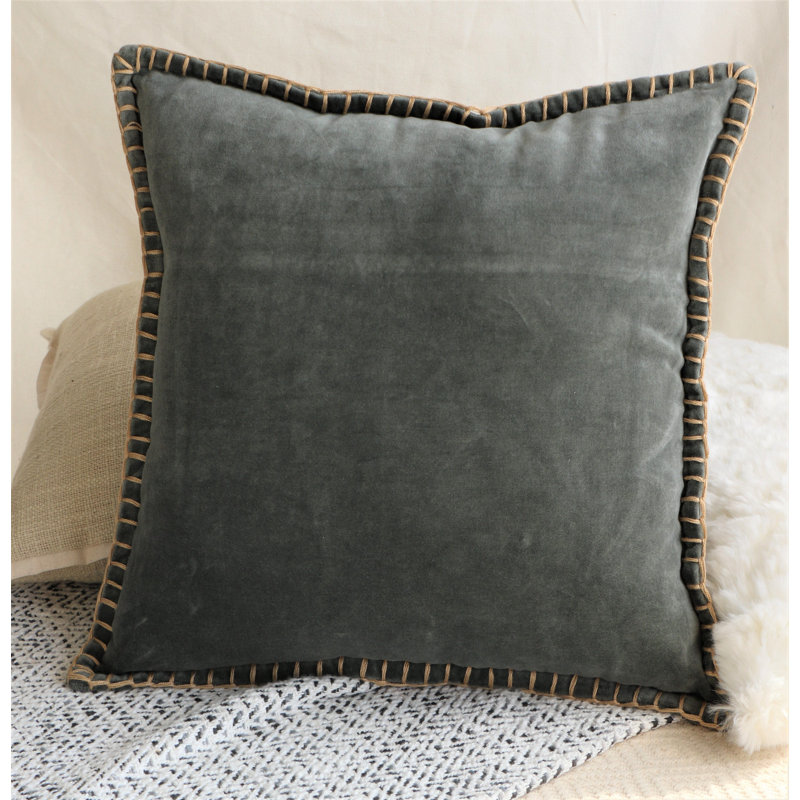 Housse de coussin en velours