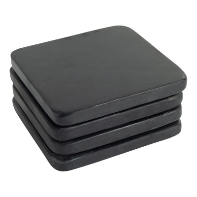 Marble Square 4 Piece Coaster Set