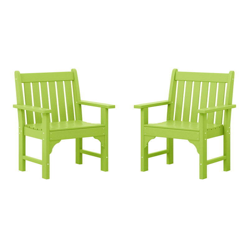 Poly Garden Arm Chair (Set Of 2), Lemon