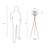 Kennerson 60.2'' Tripod Floor Lamp with Outlet-488419031
