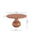 Ikerne Space-Saving Round Solid Wood Dining Table For Kitchen Restaurant Breakfast Office-1817779205