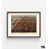 Brown Framed Print with Mat