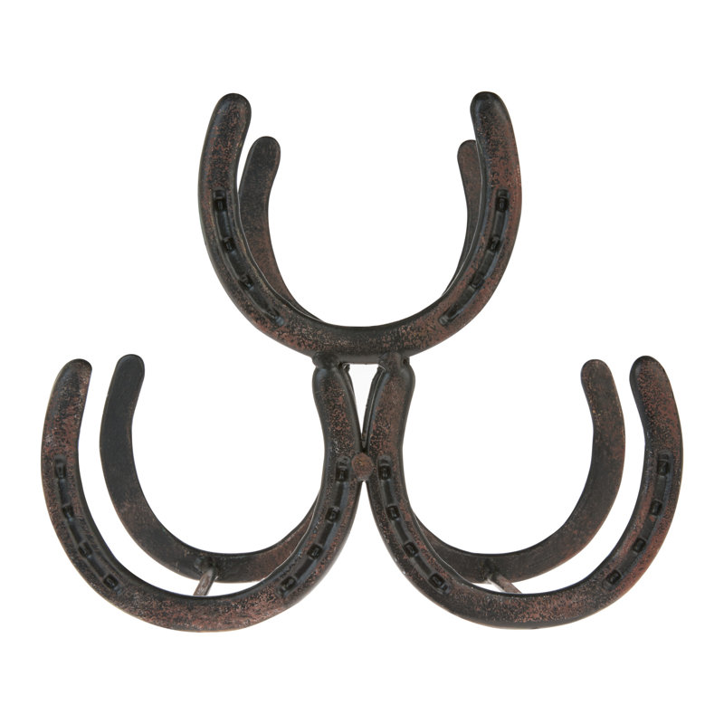 Support à vin 3 bouteilles Horseshoe