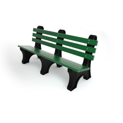 Wetzel Recycled Plastic Park Bench