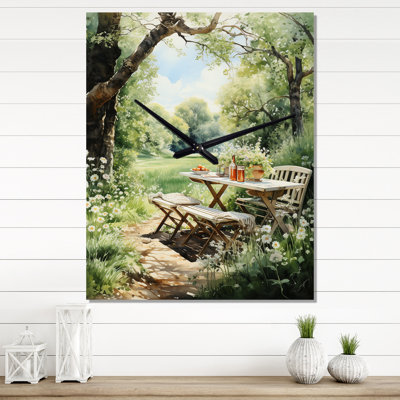 Food Picnics Tranquil Retreat V - Horloges de cuisine pour aliments et boissons