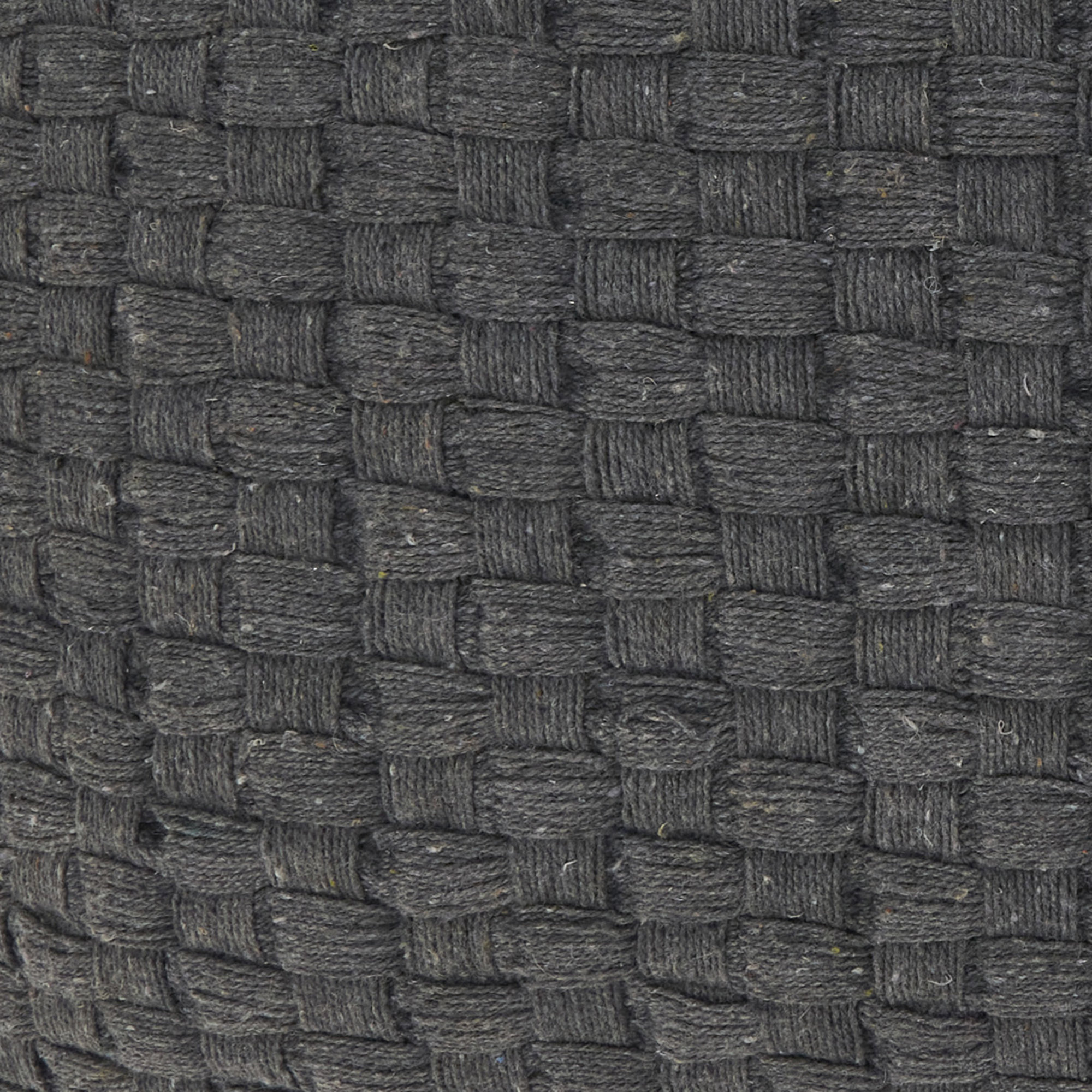 Textured Waffle Weave Pillow, Polyester, Gray
