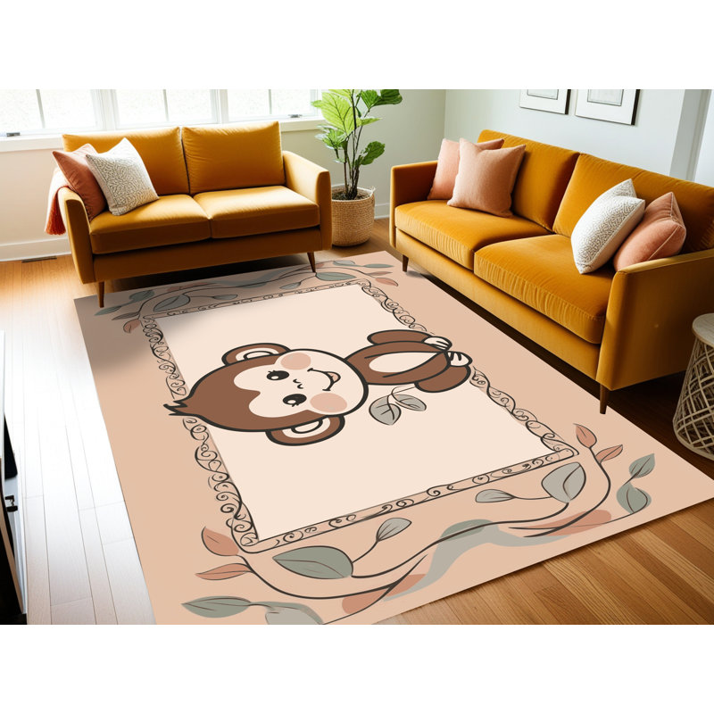 Tapis pour enfants East Urban Home, Rectangulaire 2 pi x 3 pi
