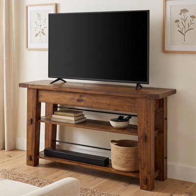 Solid Wood Entryway Console Table 54"W