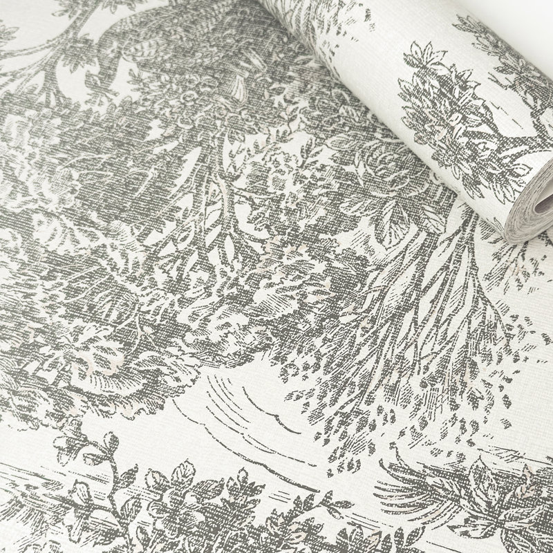 Rouleau de papier peint Classic Toile , Blanc