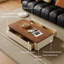 Table basse moderne avec rangement rectangulaire