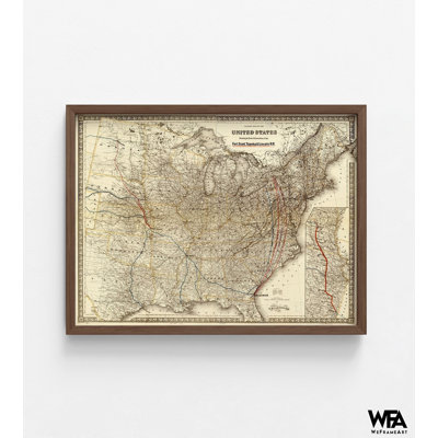 Fort Scott Topeka And Lincoln R R 1883, Historic Site Poster, Kansas House Decor, Scott County Map, Map Of Fort Scott, Topeka Poster Print