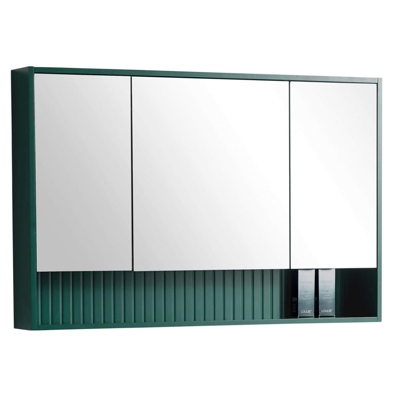 Armoire à pharmacie 3 portes Asahel, Vert
