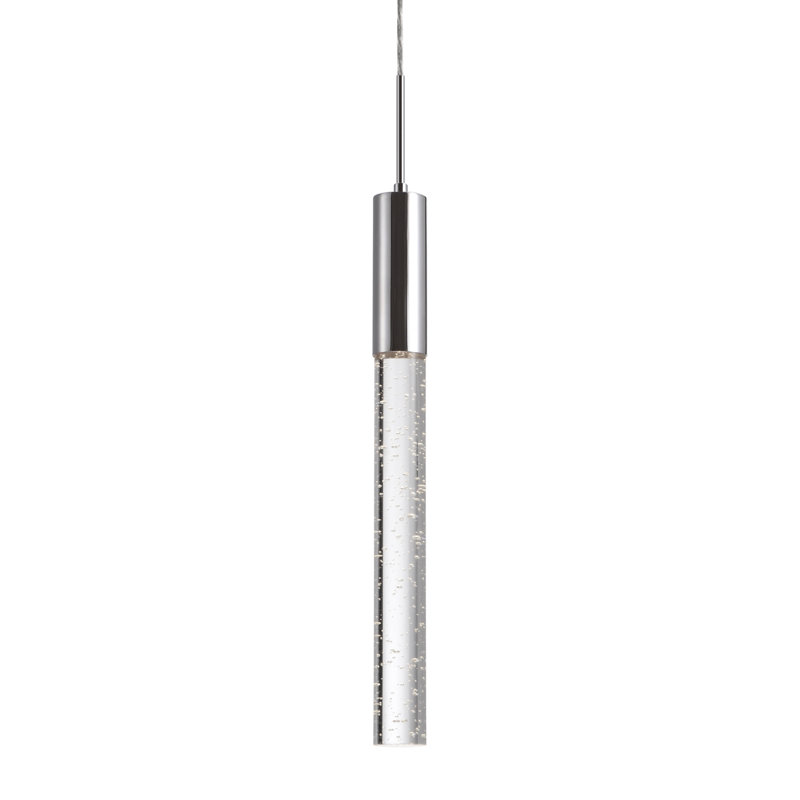 Pendula 1 - Light LED Single Pendant, Chrome