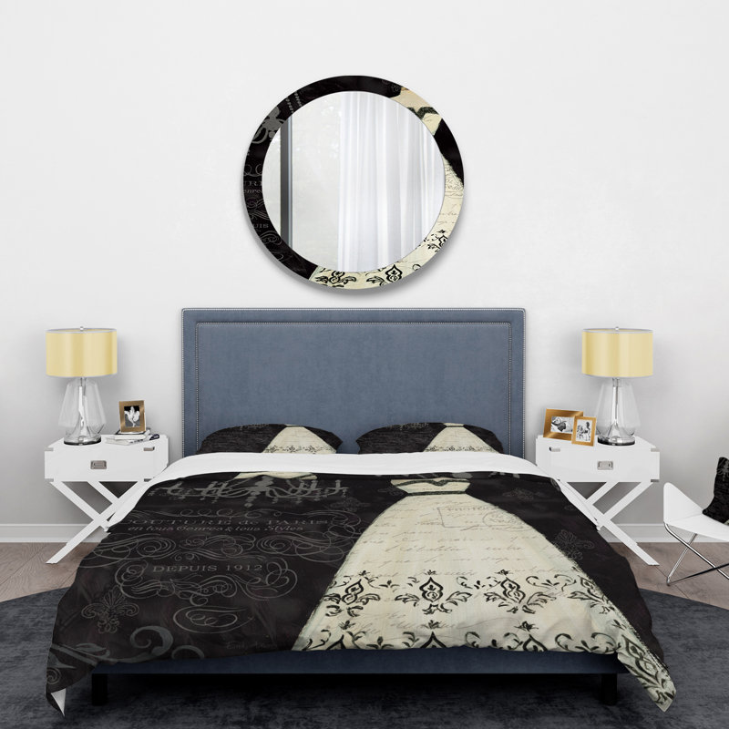 French Couture II - Ensemble de housse de couette tendance - Microfibre de polyester