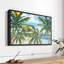 Plage «Tropical Trees Paradise Wall Art»-101779060