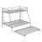 Bunk Bed With Trundle, Two-Side Ladders-1409158256