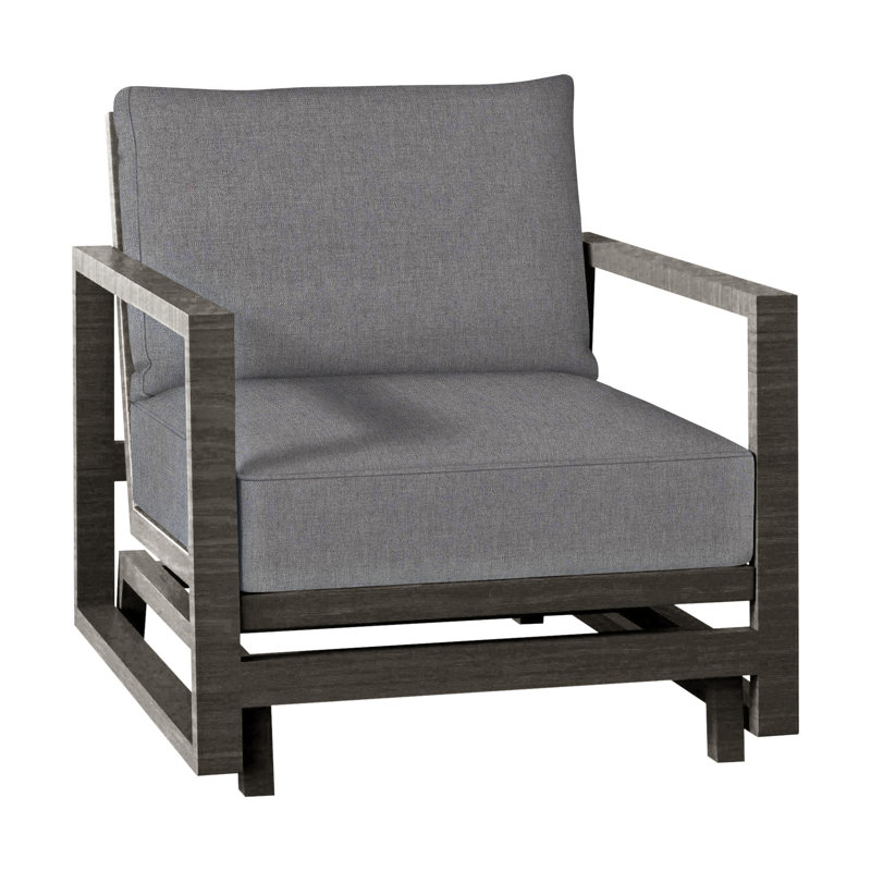 Avondale Patio Lounge Chair with Cushions, No Welt + Standard Fill, Verona Mist, Oak