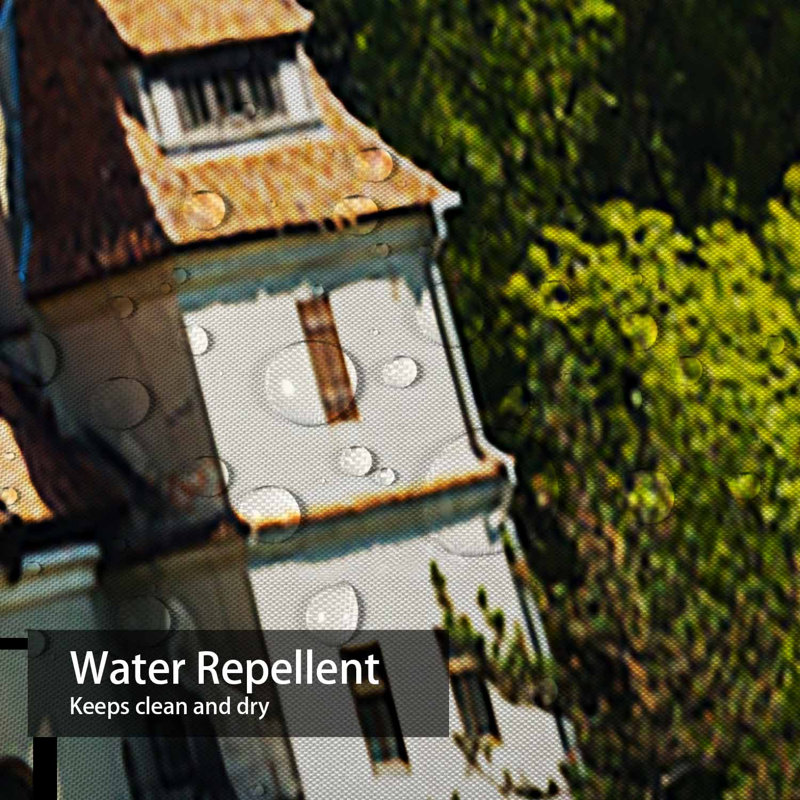 Rideau de douche Castle avec 12 crochets Castle, L 72 po x l 72 po