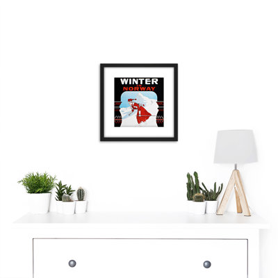 Winter In Norway - Single Picture Frame Painting