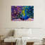 Paon éblouissant sur toile-741558387