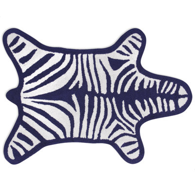 Zebra Bath Mat