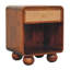Alvenia 45cm W Solid Wood Bedside Table