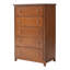 Commode 5 tiroirs en bois massif-1757200100