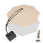 Parasol de patio décalé 11 pi avec base Yardgrace, rotation à 360 ° et inclinaison réglable, résistant aux rayons UV et à l'eau-251414255