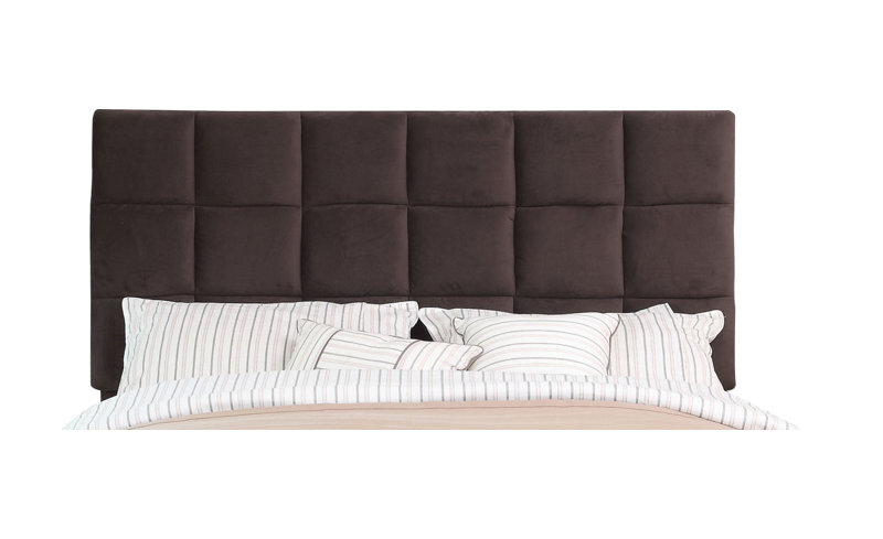 Choco Upholstered Headboard, Queen, Brown