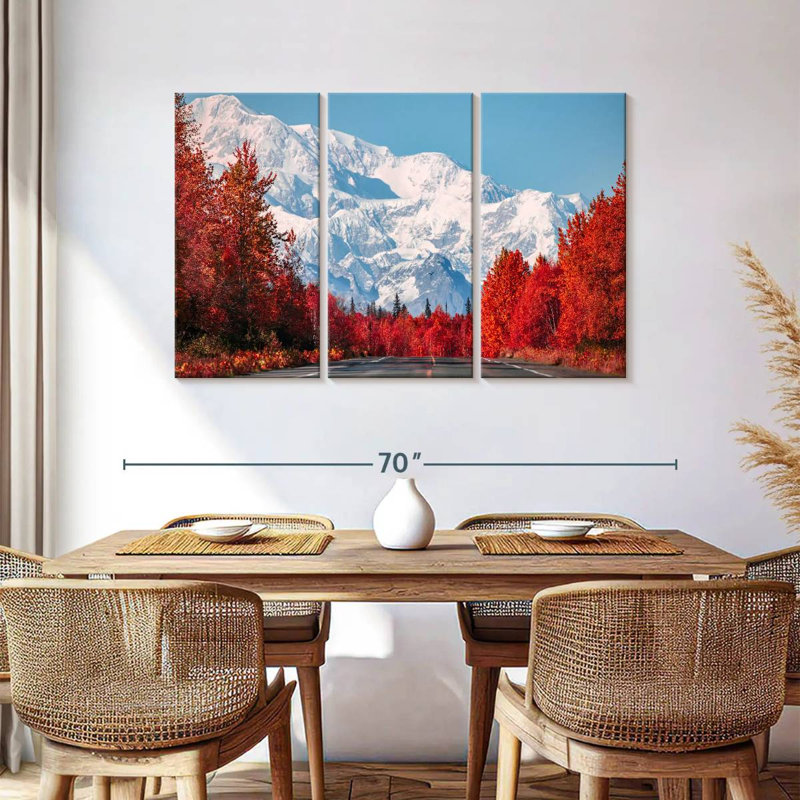 Alvord Autumn Trees In Denali, 36" H x 57" W