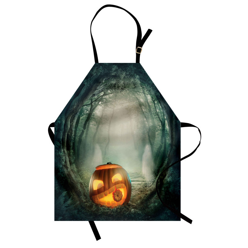 Halloween No Pattern Bib Apron