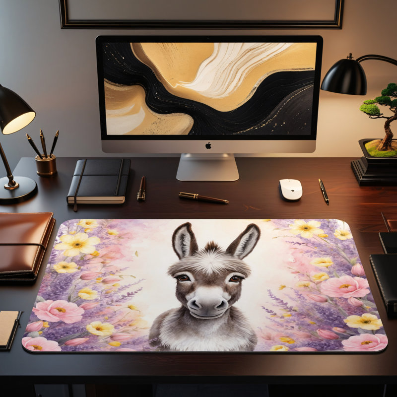 Polyester Desk Pad, 14.4x12.1