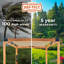 Ensemble de pergola d'extérieur en bois de cèdre avec toile d'ombrage et PowerPort 12 pi x 10 pi Backend Discovery Brendan
