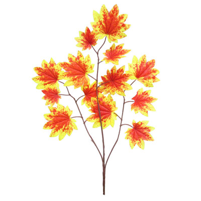 Branche de feuille d'érable artificielle 22,5 po