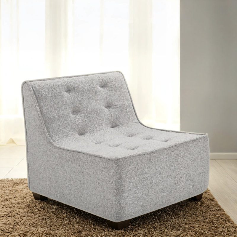 Fauteuil à billes Fireside, Velours gris velours