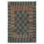 Freshwater Checkered Area Rug in Blue/Brown-45410790