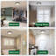 80 CFM Bathroom Exhaust Fan with Light-98095706