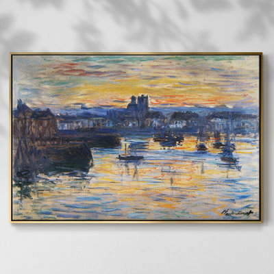 " The Port Of Dieppe, Evening, 1882zz "