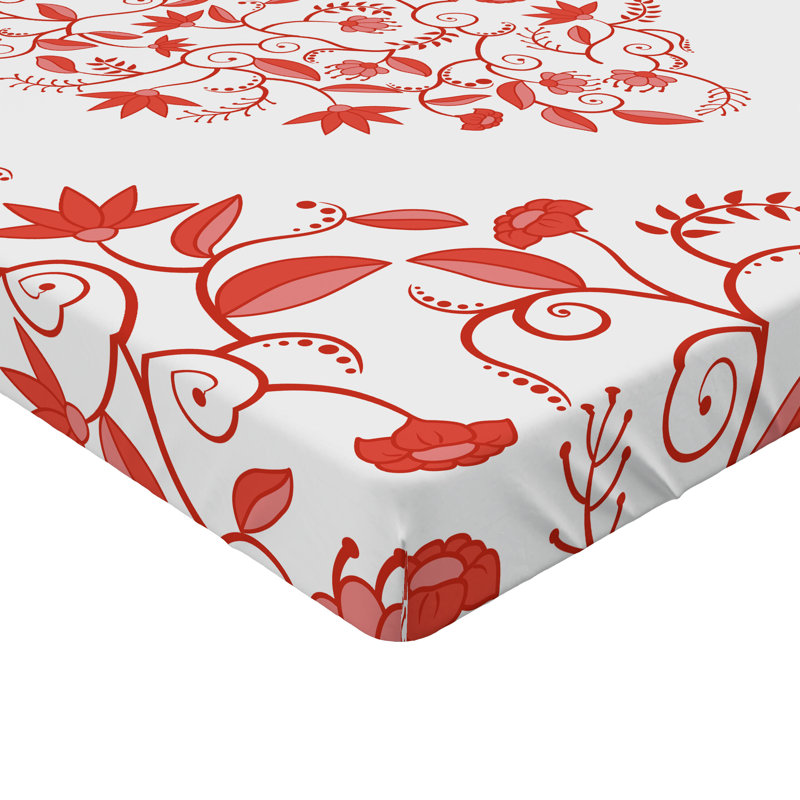 Ensemble de 2 draps-housse motif cachemire Ambesonne, Drap-housse de taille simple