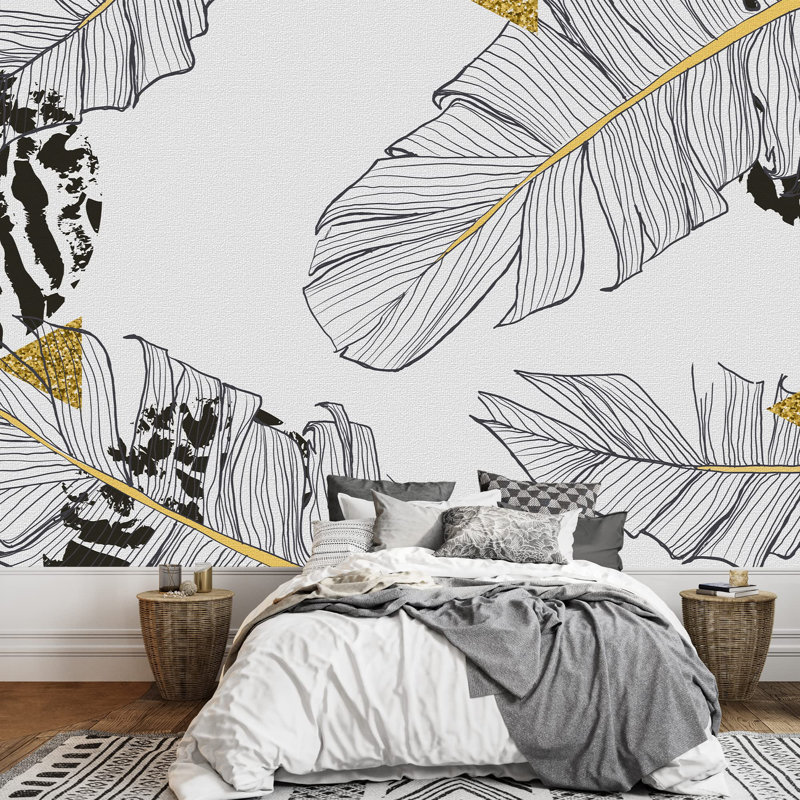 Panneau floral, L 96 po x l 66 po