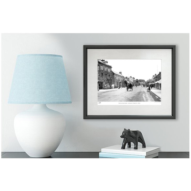 Wellington, High Street 1907 - Single Picture Frame Print, 45cm H x 60cm W x 2.3cm D